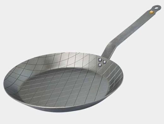 de Buyer 5616.28, Rund, Grillpanne, Rustfritt stål, 28 cm, 1,63 kg