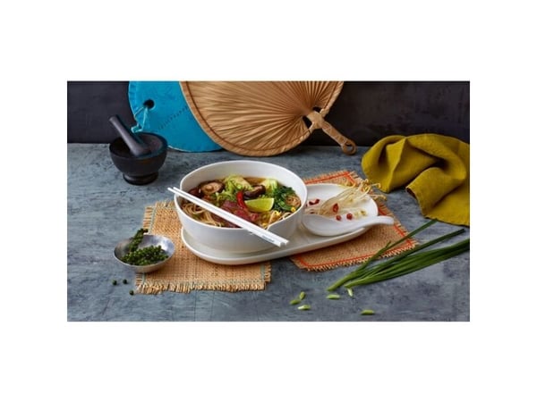 Villeroy & Boch Soup Passion, Spisepinnesett, Hvit, Porselen, 2 stykker, 240 mm