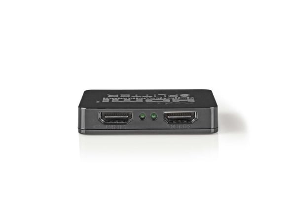 Nedis - Video/lyd-splitter - 2 x HDMI - stasjonær