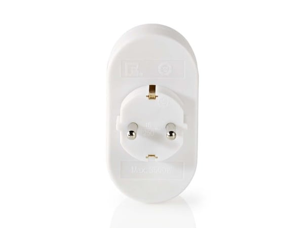 Nedis PSSPL200F1WT, Sisätila, Valkoinen, 2 AC-pistorasia(a), 230 V, 3500 W, 16 A