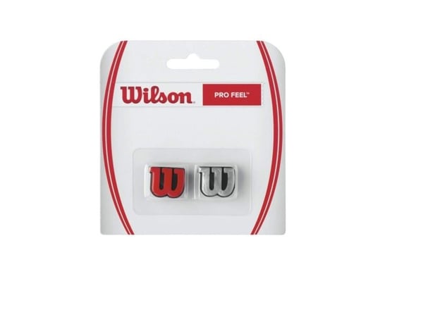 Wilson Pro feel, Tennis, Silver, Svart, Röd, Blåsa, 2 styck