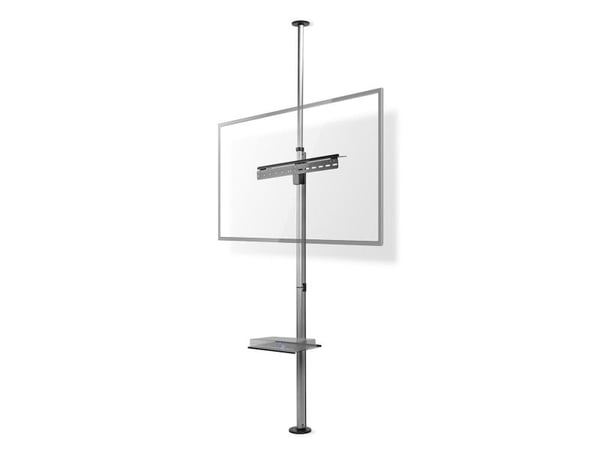 Nedis TVSM5750BK, 177,8 cm (70"), 200 x 200 mm, 600 x 400 mm, 180°, Alumiini, Terästä, Musta, Hopea