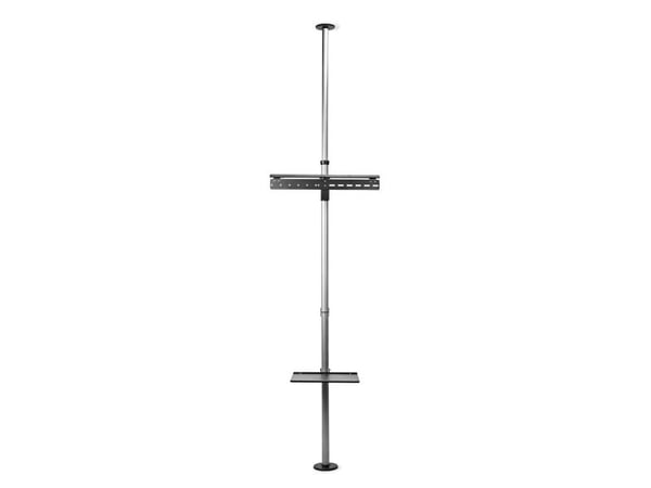 Nedis TVSM5750BK, 177,8 cm (70"), 200 x 200 mm, 600 x 400 mm, 180°, Aluminium, Stål, Sort, Sølv