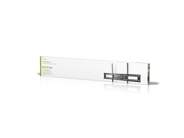 Nedis TVWM2070BK, 152,4 cm (60"), 2,54 m (100"), 200 x 200 mm, 900 x 600 mm, Metalli, Terästä, Musta