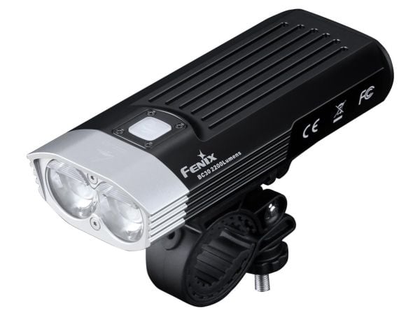 Fenix BC30 V2.0, Sykkellys, IP67, 50000 timer, 50 lm, 2200 lm, 8792 cd