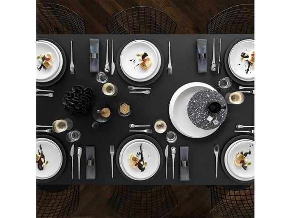 Villeroy & Boch New Moon, Frokosttallerken, Rund, Porselen, Hvit, 24 cm, 20 mm