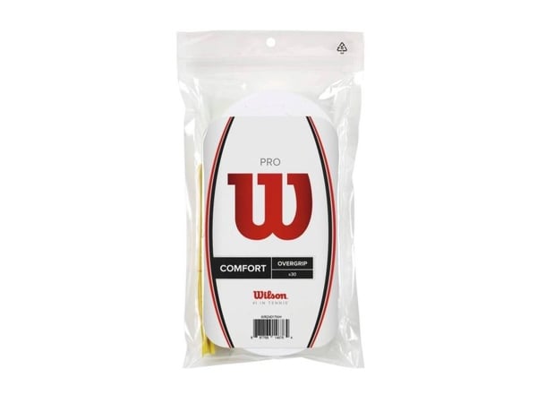 Wilson Sporting Goods Co. 0887768146764, Overgrip-kahvanauha, Tennis, Valkoinen, Yksivärinen, 30 kpl