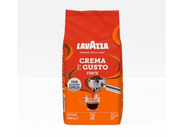 Lavazza Crema e Gusto Forte, 1 kg, Espresso, Middels brent, 9/10, Arabica, Robusta, Italia