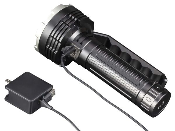 Fenix LR80R, Lommelykt, Sort, IP68, LED, 6 lamper, 50000 timer