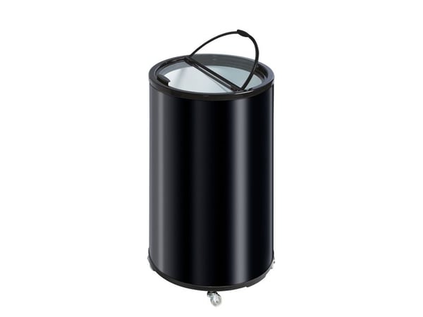 ScanDomestic TK 42 BE, Leskedrikkjøler, Frittstående, Sort, Opp, 40 l, 35 flasker