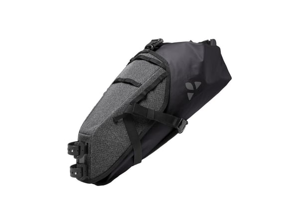 VAUDE Trailsaddle II, Sykkelsete, Sykkelveske, Nylon, Polyamid, Polyester, Polyethylen, Sort, Grå, 10 l, 450 mm