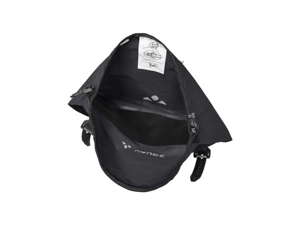 VAUDE Aqua Box Light, Front, Sykkelveske, Nylon, Sort, 4 l, 2 kg