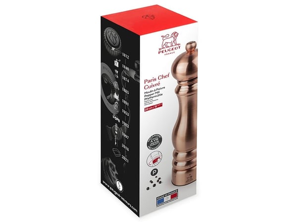 Peugeot Paris Chef, Pepperkvern, Kobber, Rustfritt stål, 220 g