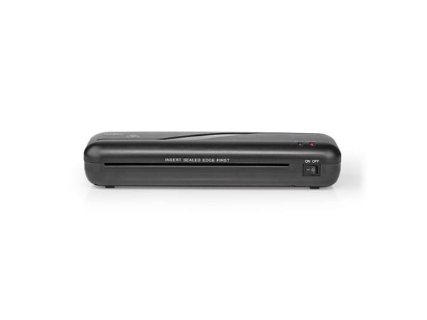 Nedis LAMI112BK4, 21 cm, Varmlaminator, 230 mm/min, 12,5 cm, A4, Sort