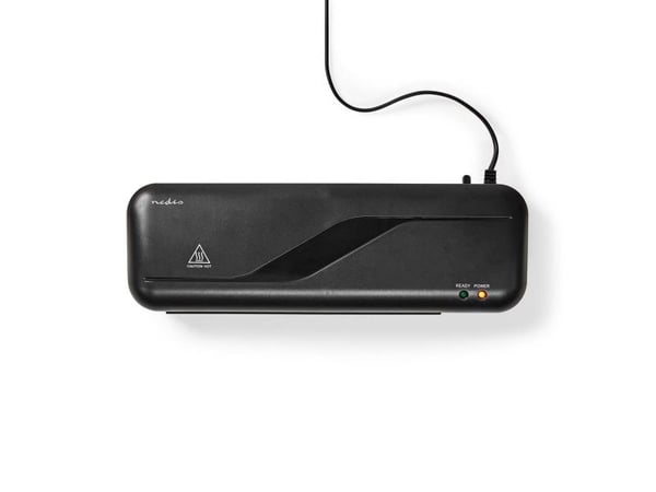 Nedis LAMI112BK4, 21 cm, Varmlaminator, 230 mm/min, 12,5 cm, A4, Sort