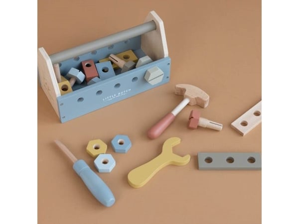 Little Dutch Toolbox, Trä, Multifärg