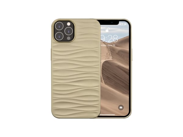 dbramante1928 Dune - Baksidedeksel for mobiltelefon - 100 % resirkulert plast - sand - for Apple iPhone 14 Pro Max