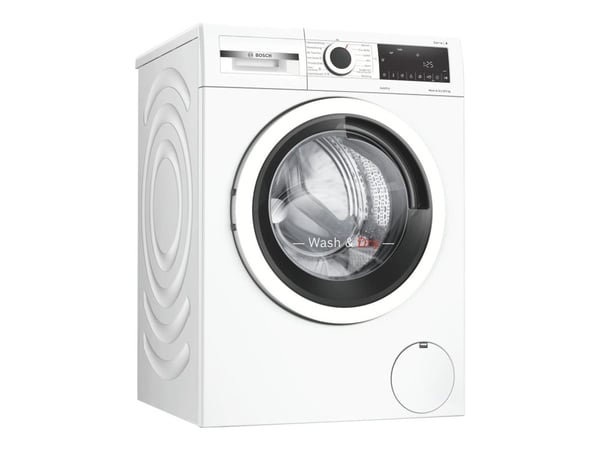 Bosch Serie | 4 WNA134B0SN - Vaskemaskin/tørker - bredde: 59.8 cm - dybde: 63 cm - høyde: 84.8 cm - frontileggelse - 63 liter - 8 kg - 1400 rpm