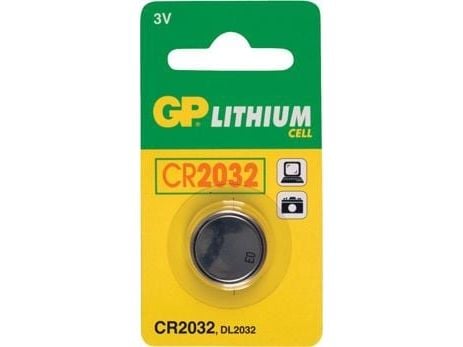 GP Batterier Knapcelle Lithium CR2032 1-pack
