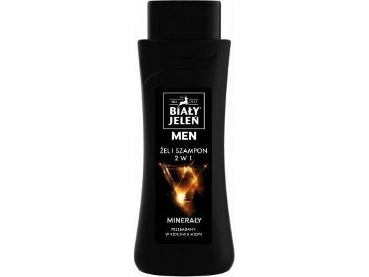 White Jeleń Shampoo Gel 2in1 Men 300 ml