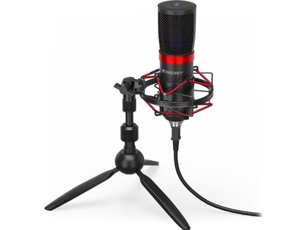 ENDORFY Solum Streaming T PC-mikrofon 18–21000 Hz 24 bit 48 kHz kablet USB (EY1B003)