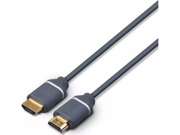 Philips SWV5630G - Hög hastighet - HDMI-kabel med Ethernet - HDMI hane till HDMI hane - 3 m - 4K60Hz stöd, upp till 18 Gbps dataöverföringshastighe...
