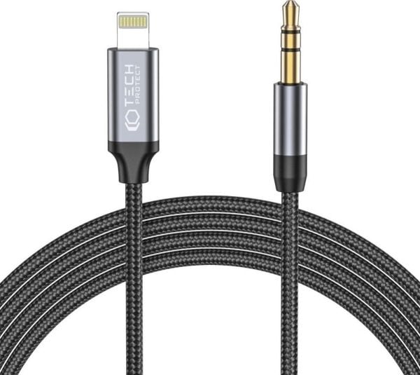 Tech-Protect ULTRABOOST Lightning til AUX mini jack 3,5 mm kabel 100 cm lajittelu