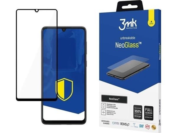 3MK NeoGlass beskyttelsesglass til Samsung Galaxy A22 4G svart