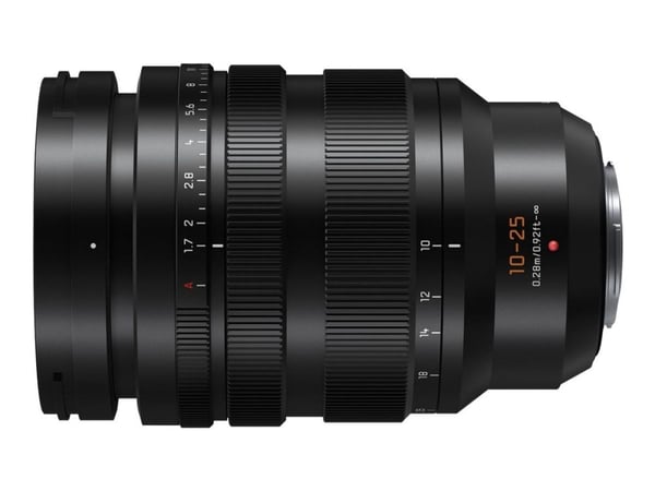 Panasonic H-X1025E, Vakiozoom-objektiivi, 17/12, 10 - 25 mm, Micro Four Thirds (MFT)