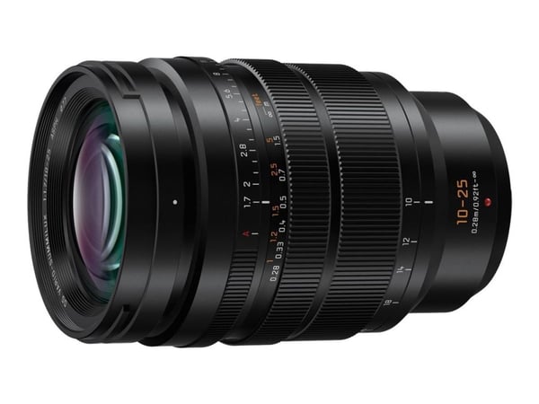 Panasonic H-X1025E, Vakiozoom-objektiivi, 17/12, 10 - 25 mm, Micro Four Thirds (MFT)