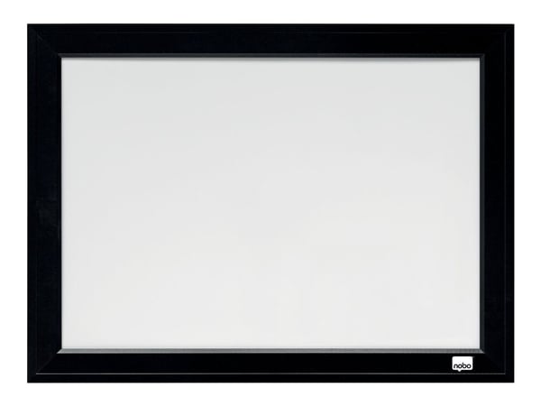 Nobo Quartet - Whiteboard - veggmonterbar - 585 x 430 mm - svart ramme