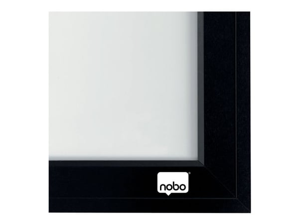 Nobo Quartet - Whiteboard - veggmonterbar - 585 x 430 mm - svart ramme