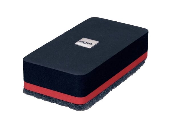 Sigel BA187, EVA ( Ethylene-vinyl-acetat), Fleece, Svart, Rød, Glass, Voksen, 90 mm, 45 mm