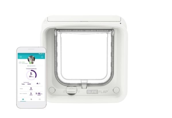 Sureflap Microchip Cat Flap Connect hvid Sureflap Microchip Cat Flap Connect hvid