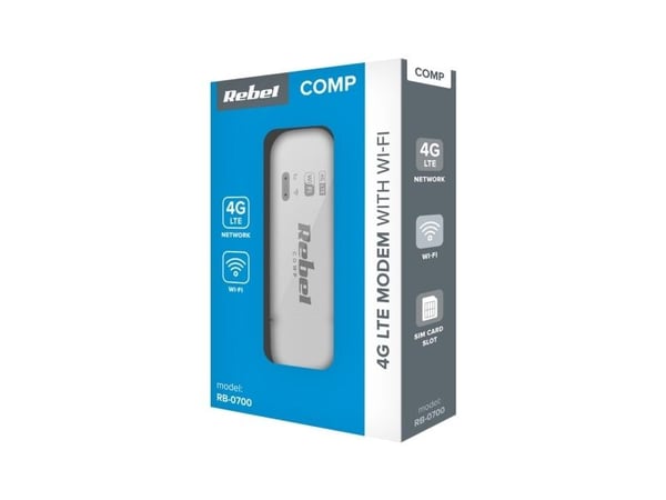 Rebel 4G-modem (hvid)