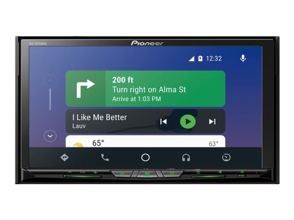 Pioneer AVH-Z9200DAB - DVD-receiver - display - 7" - berøringsskjerm - enhet i instrumentbordet - Double-DIN - 50 watt x 4