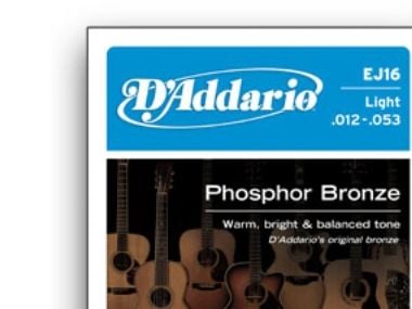 D’Addario EJ16 musikinstrumentsträngar akustisk, 6 st, stål