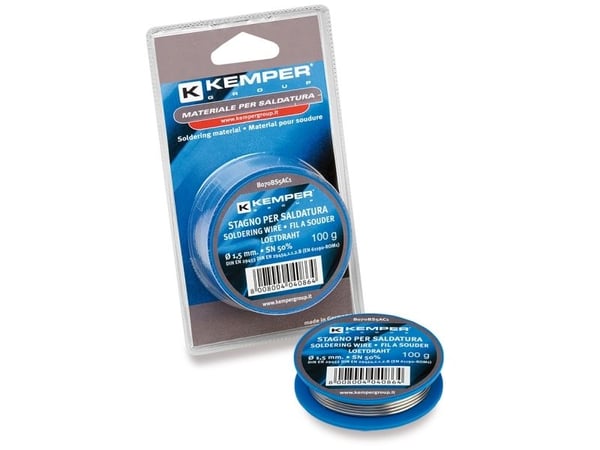 KEMPER loddetiini, 100 g, 50 %, 1,5 mm KEMPER loddetiini, 100 g, 50 %, 1,5 mm