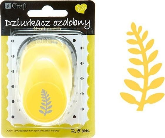 Dalprint håndstansemønster DPCRAFT 2,5 cm Fern (JCDZ-110-329) Dalprint