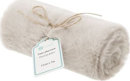 DP Craft plysj pels DPCRAFT 15cm x 1m beige Dalprint