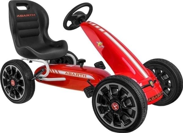 Jokomisiada GOKART ABARTH na pedały Duże miekkie koła PA0167