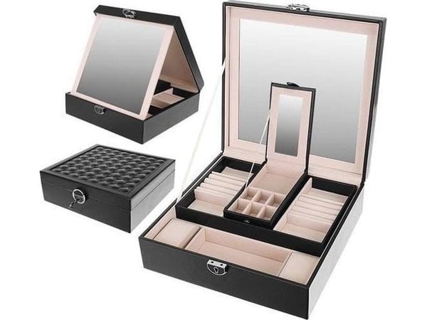 Kemer smykkeskrin/-etui - svart Beautylushh