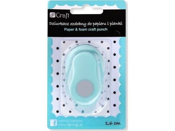 Dalprint Koristeellinen rei'itys paperille ja vaahtomuoville DPCRAFT 1, 6cm Circle Dalprint