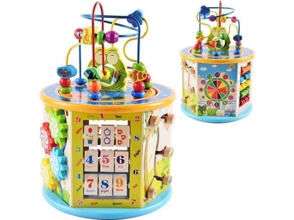 Klossesett i tre pedagogisk sorterer 8-i-1 ZA4117