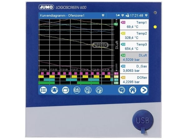 Jumo 00647845 PLC-touchpanel