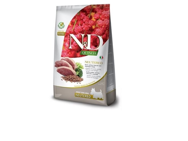 Farmina Pet Food N&D Quinoa, Voksen, Mini (5 - 10kg), And, 2,5 kg
