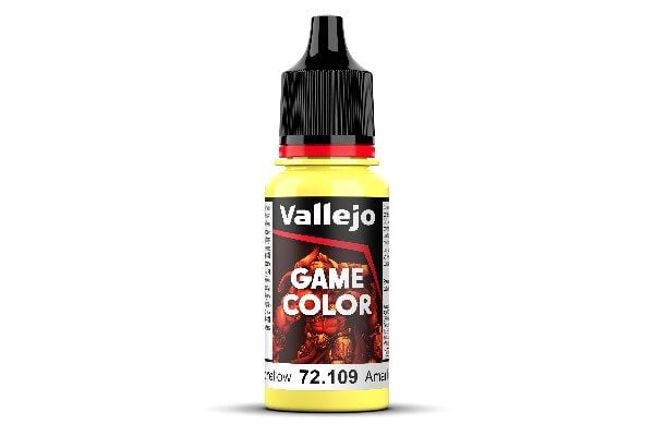 Vallejo 72.109, Gul, Akrylfärg, Vätska, 18 ml, 1 styck