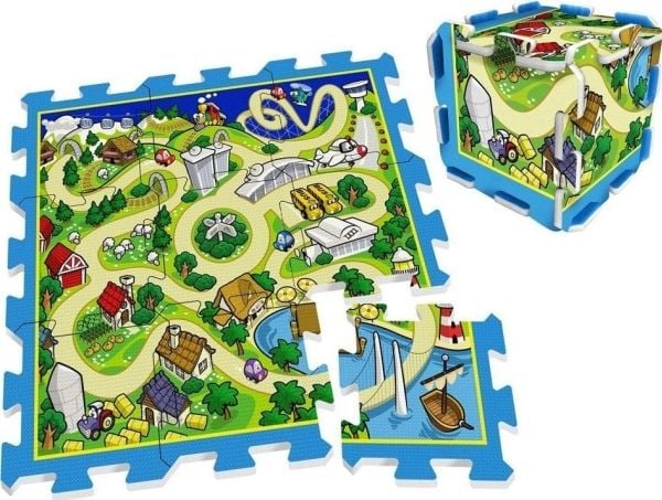 Puzzle Stamp Vaahtomuovinen palapelimatto street racing 31x31 ZA3150 ZA3150