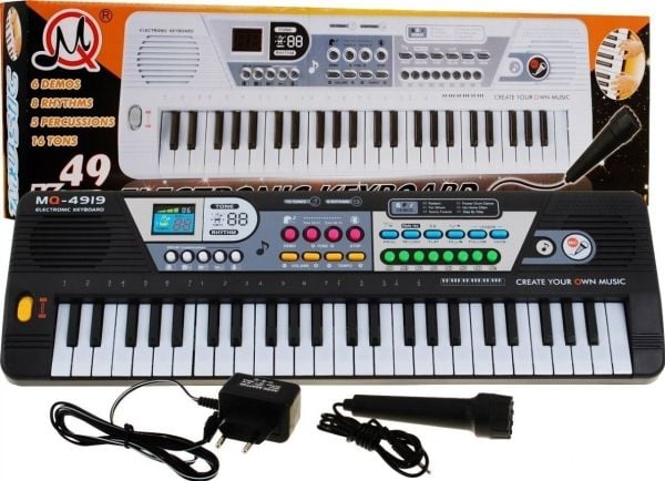 Ramiz KEYBOARD PIANINO ORGANY DZIECI PIANINKO + MIKROFON