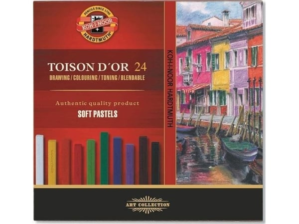Koh-I-Noor torrpastell Toison d’or 24 färger